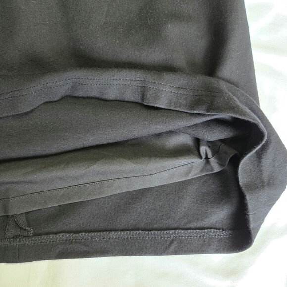 Lauren Ralph Lauren Women's Black Cap Sleeve Sheath Dress with Leather , Size 8 - Picture 6 of 12